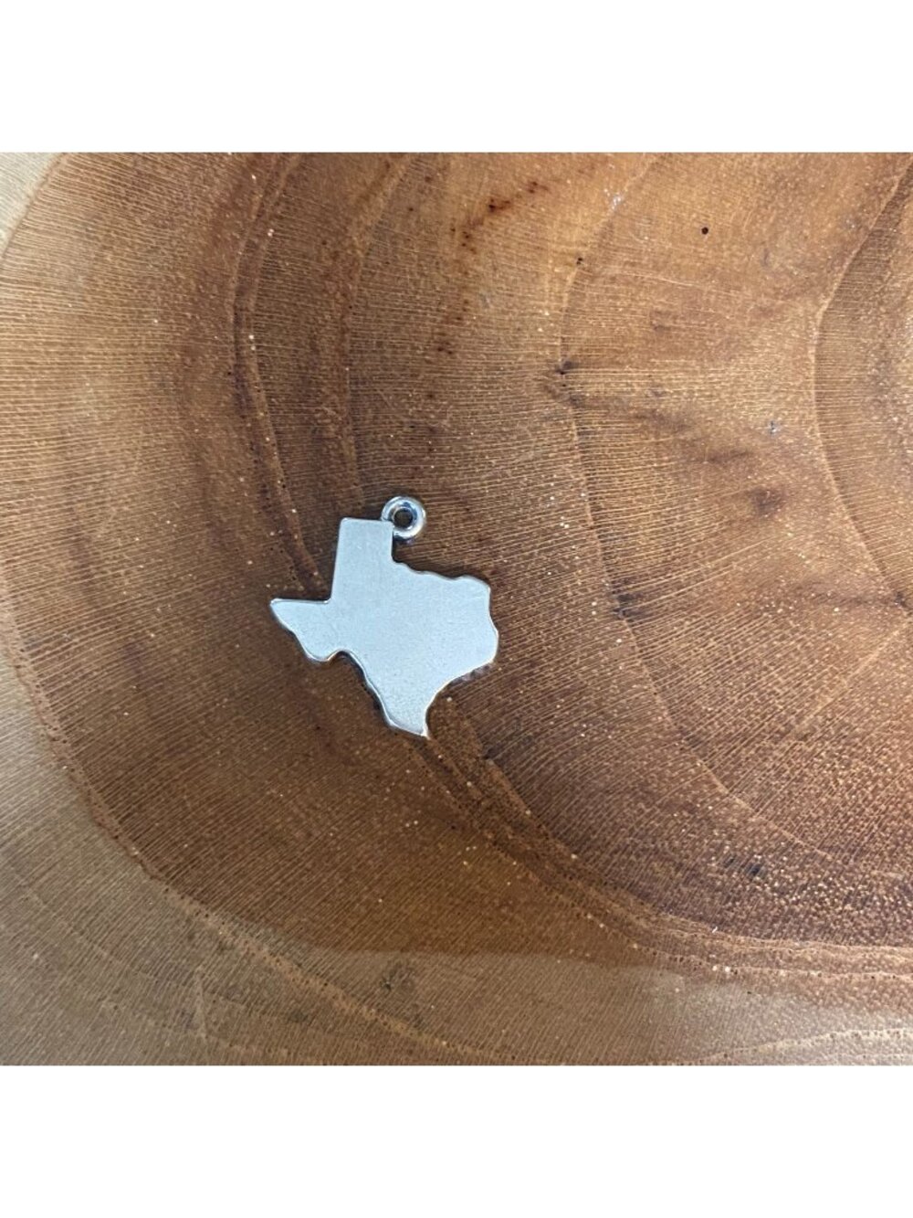 RETIRED James Avery Flat Texas Charm, Sterling Silver
